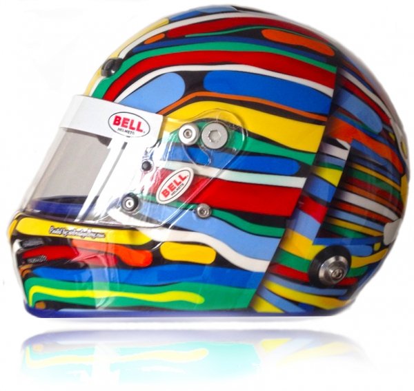 Bell race helmet