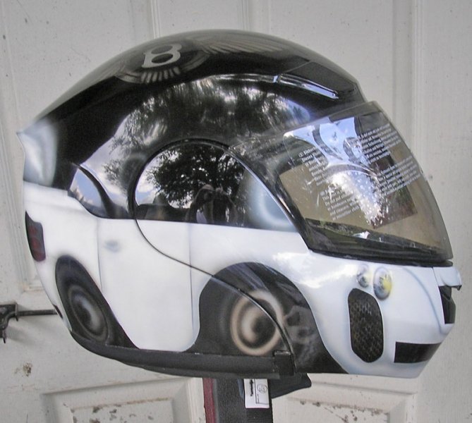 motorcycle helmet car design