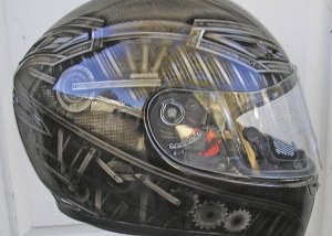 motorcycle helmet mechanical design
