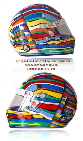 Bell Race Helmet BMW theme