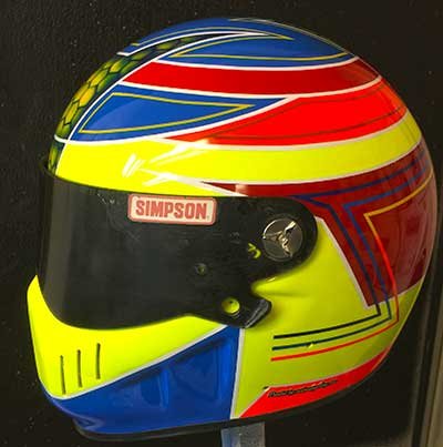 Simpson race helmet