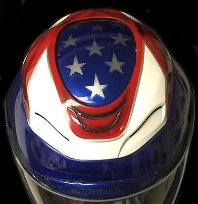 Motorcycle Helmet Painting - Airbrush Helmets, Helmet Painting Don Johnson