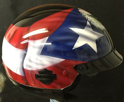 Confederate Flag Helmet