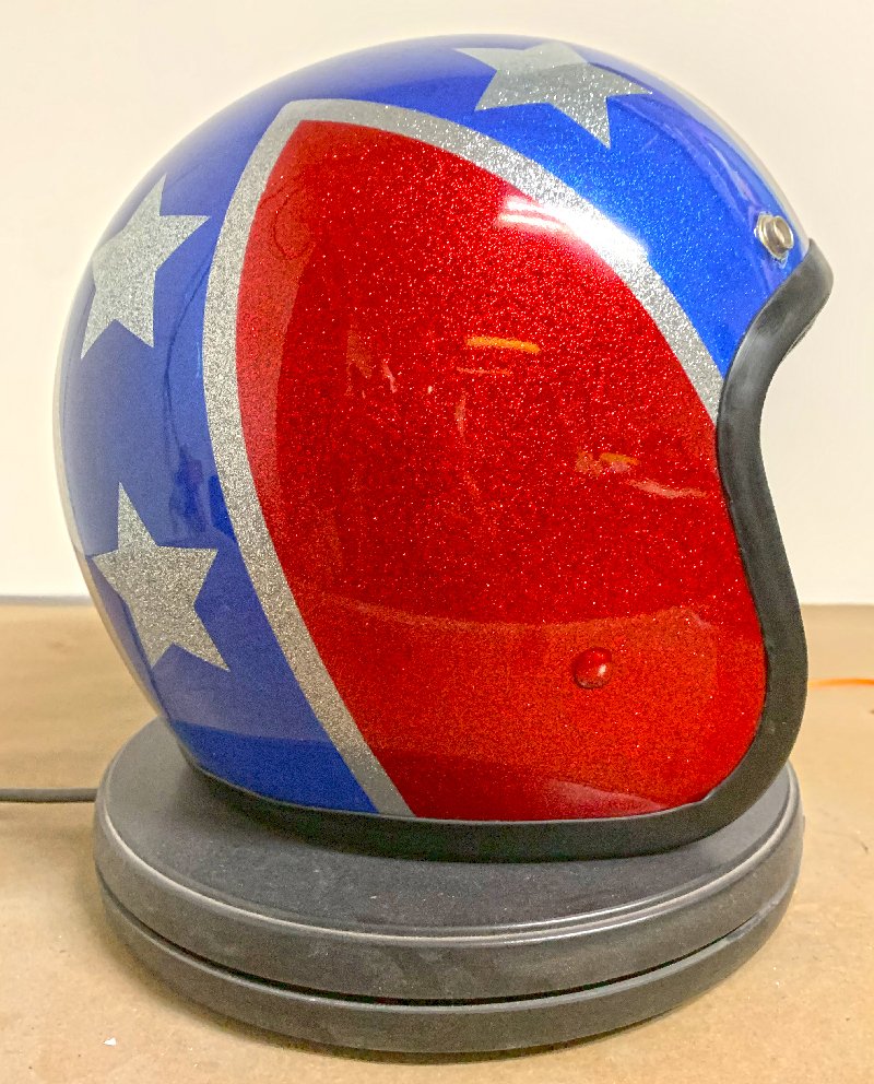 blue flake helmet